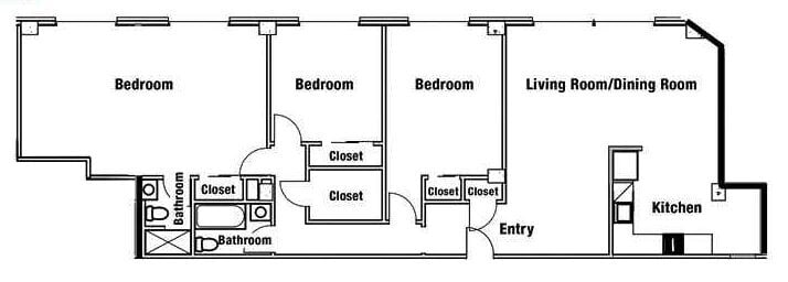 Three Bedroom Two Bath – 19s - Three Bedroom Two Bath – 19s