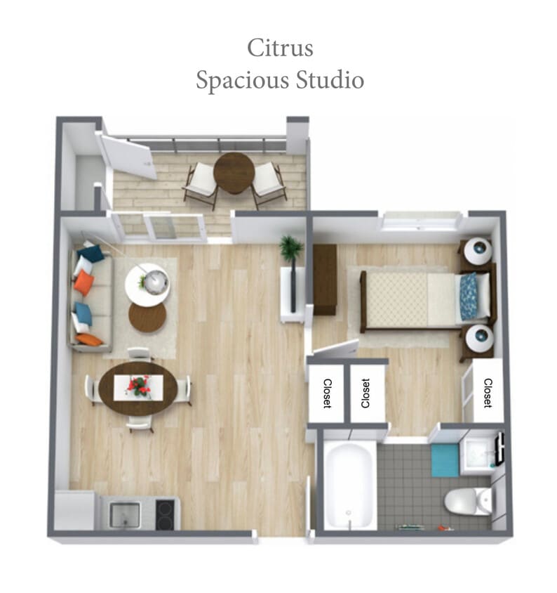 Floor Plan - Studio