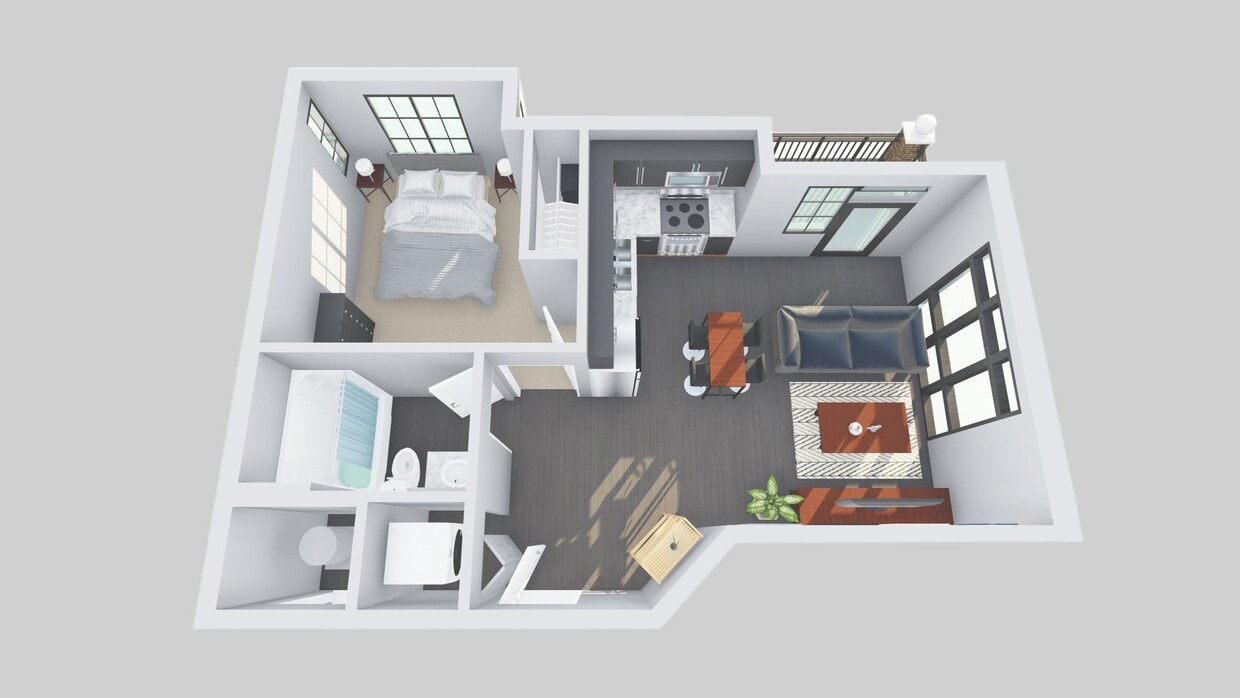 Floor Plan - The Horizon - Balcony