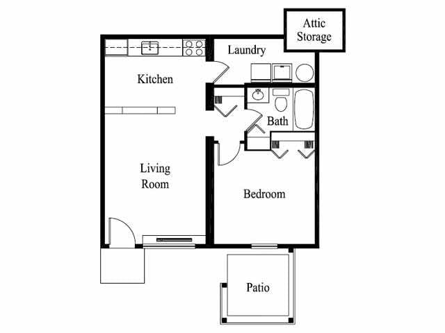 1BR/1BA - One Bed One Bath S