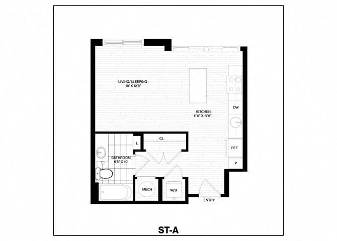 Floor Plan - Studio-A