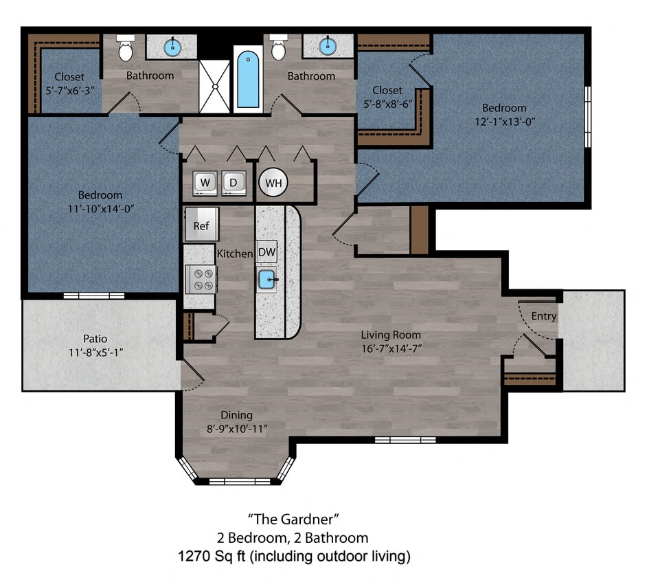 Floor Plan - The Gardner