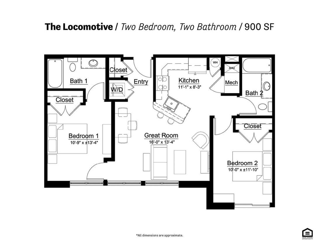 Floor Plan - The Locomotive