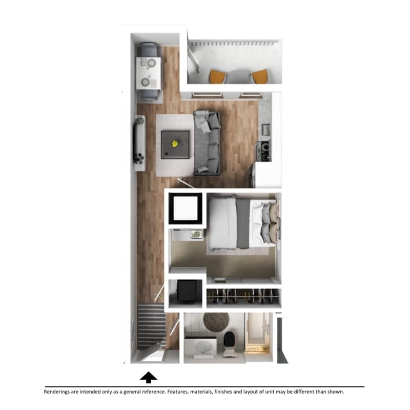 Floor Plan - Murphy - Luxury Apartment