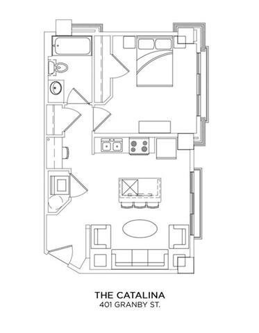 Floor Plan - The Catalina