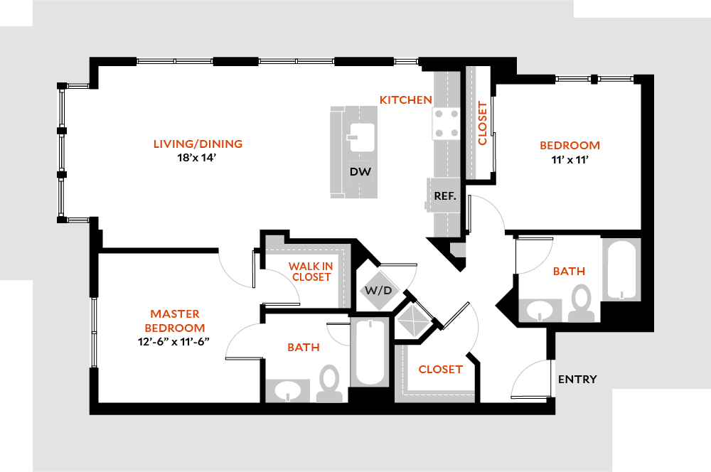 Floor Plan - Plan 2F