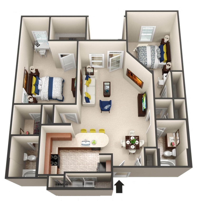 Floor Plan - The Adriatic - condo