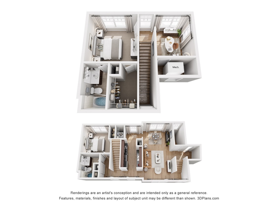 B4 Calhoun_2Bed_2Bath_1326 Sq Ft - B4 CALHOUN - 2 Bedroom, 2 Bathroom