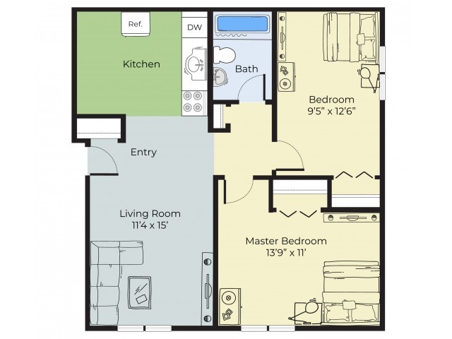 Two Bedroom - Two Bedroom