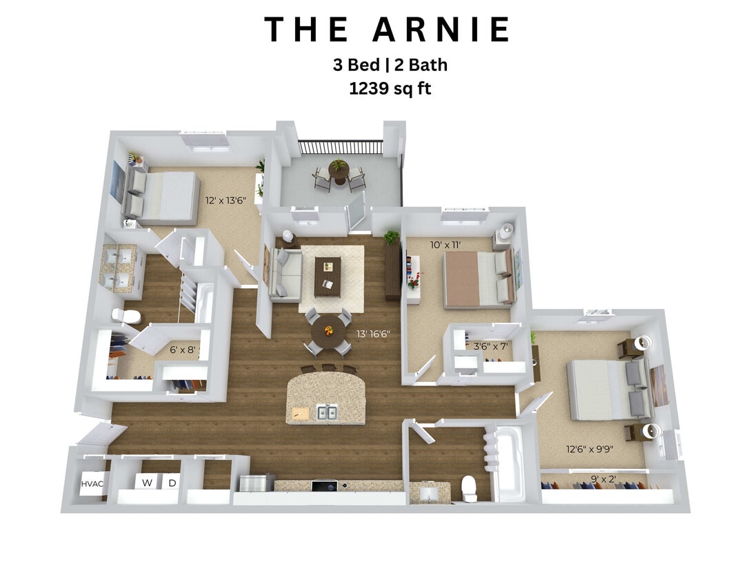 Floor Plan - The Arnie