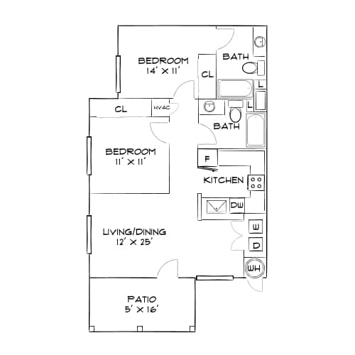 Floor Plan - Design 2A Premier
