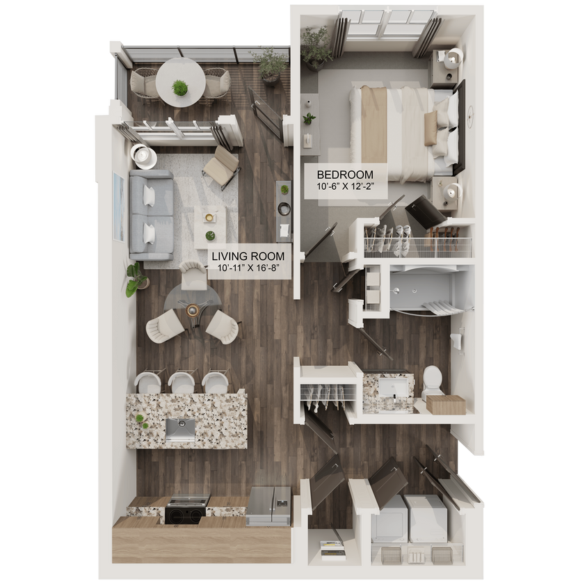 Floor Plan - The Castillo (A1) 