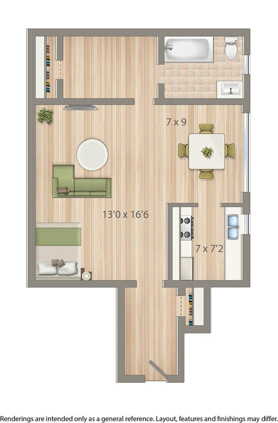 Floor Plan - Studio I