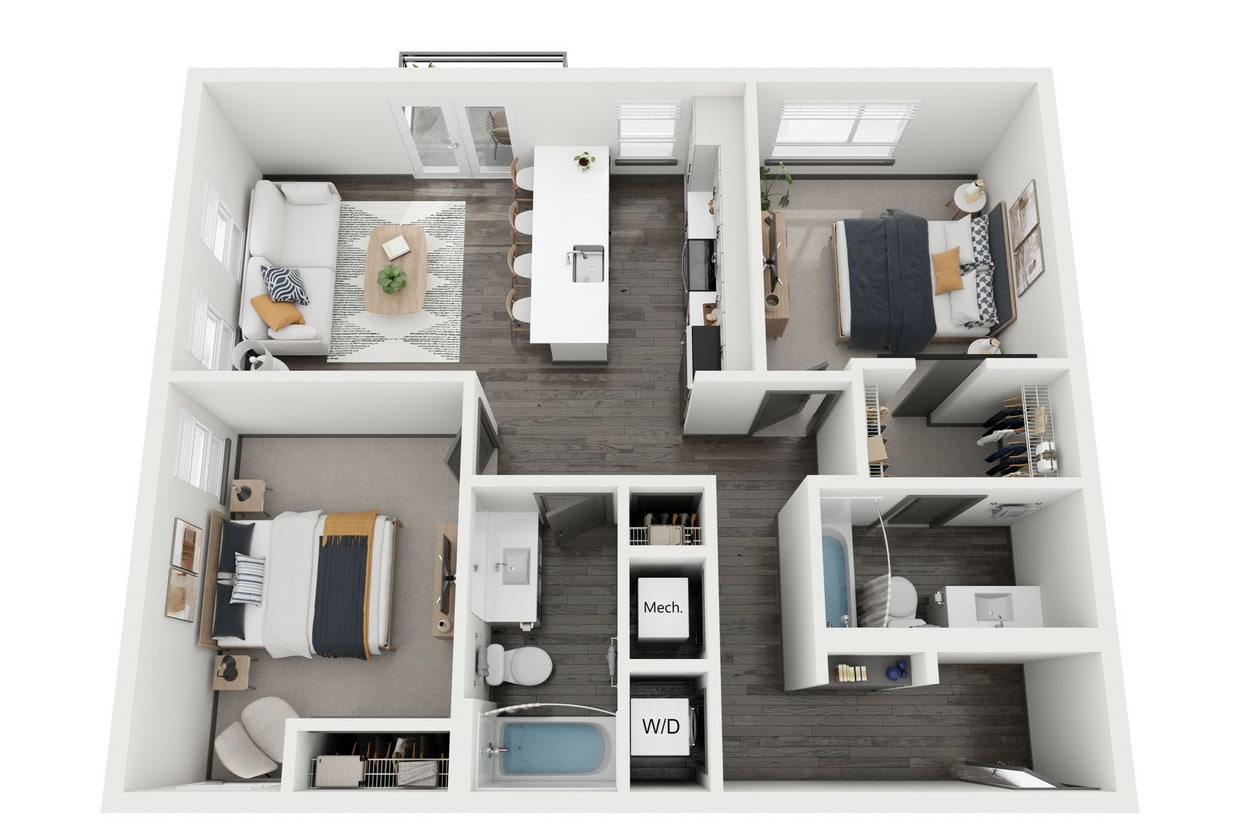 2x2 - Chromatic.jpg - Chromatic - Two Bedroom / Two Bathroom