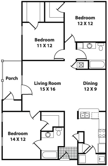 Clifton - 3 Bed 2 Bath Classic