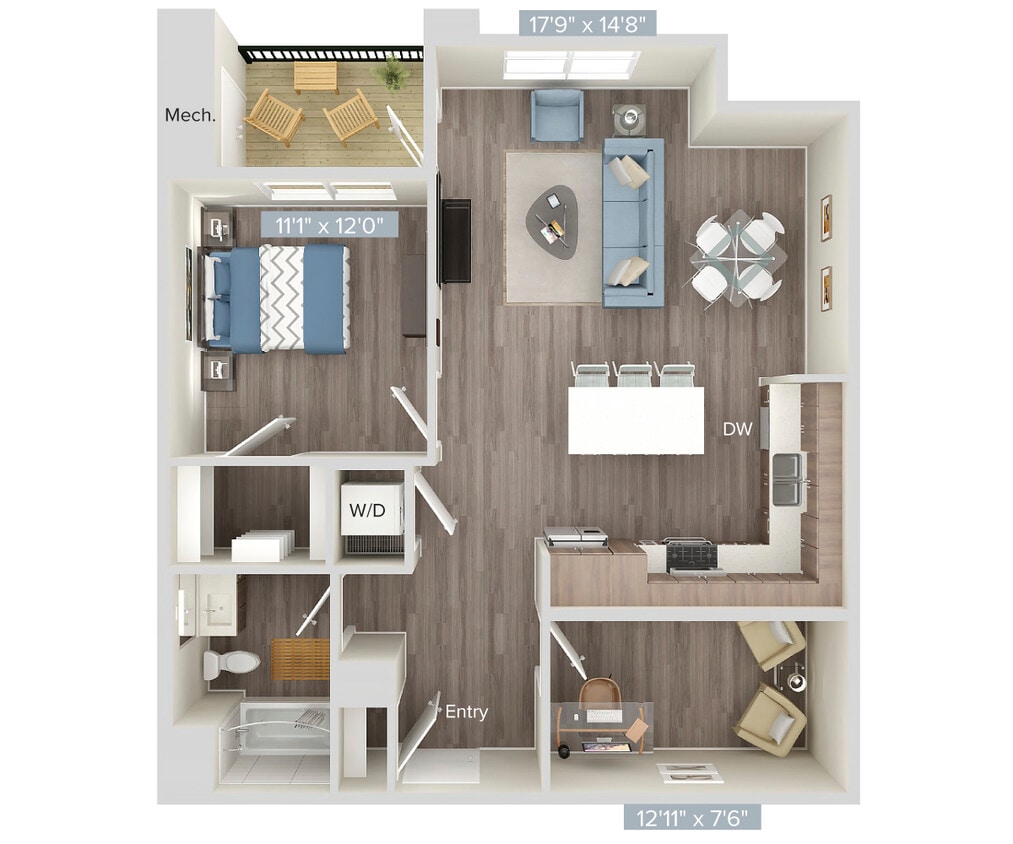 Floor Plan - A1D-230