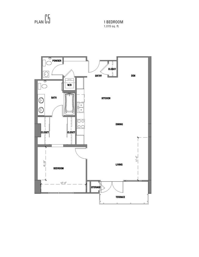 The Avenue Hollywood - C5 - 1.5 Beds - 1.5 Baths - 1015 Sq. ft. - C5