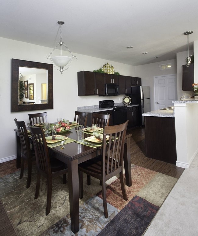 Model Dining Room and Kitchen - Chapel Creek