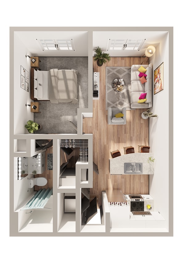 Legacy North - A1MC0 Floorplan - A1M