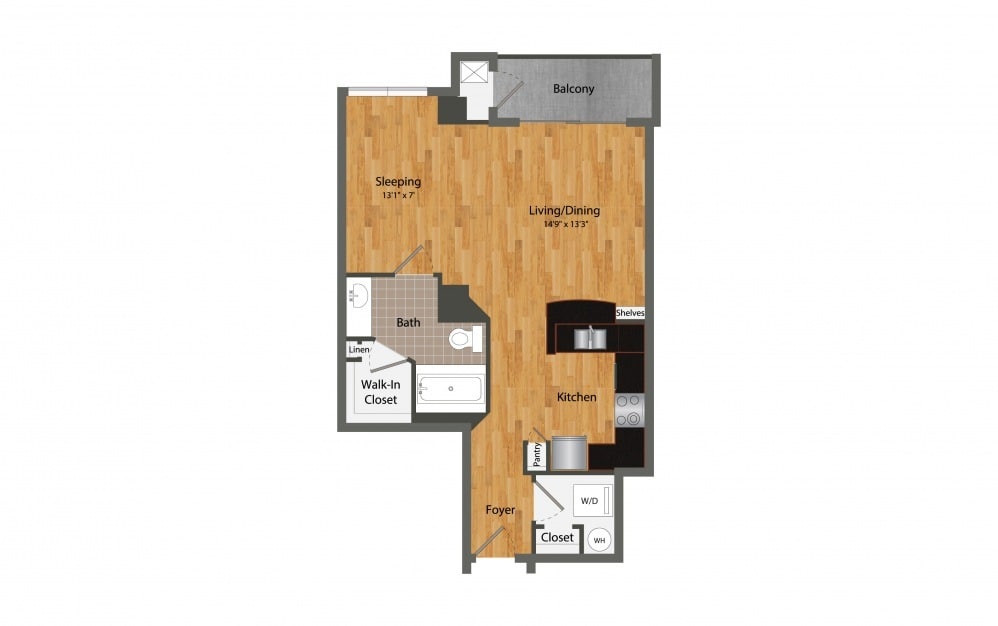 Floor Plan - A1 Studio