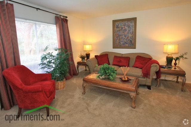 Living Room - Dwell at Greenridge Apartments