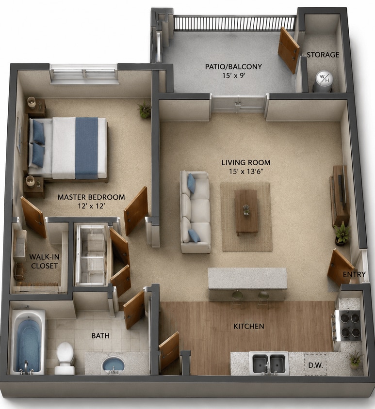 Floor Plan - Santa Fe