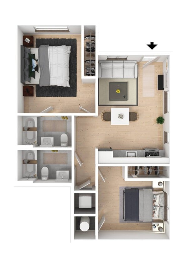 2 Bedroom-A3 - 2 Bedroom-A3