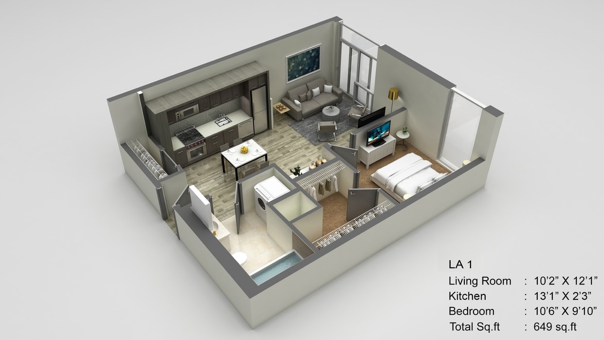 Floor Plan - LA 1