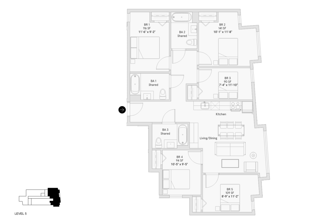 Floor Plan - Unit 501