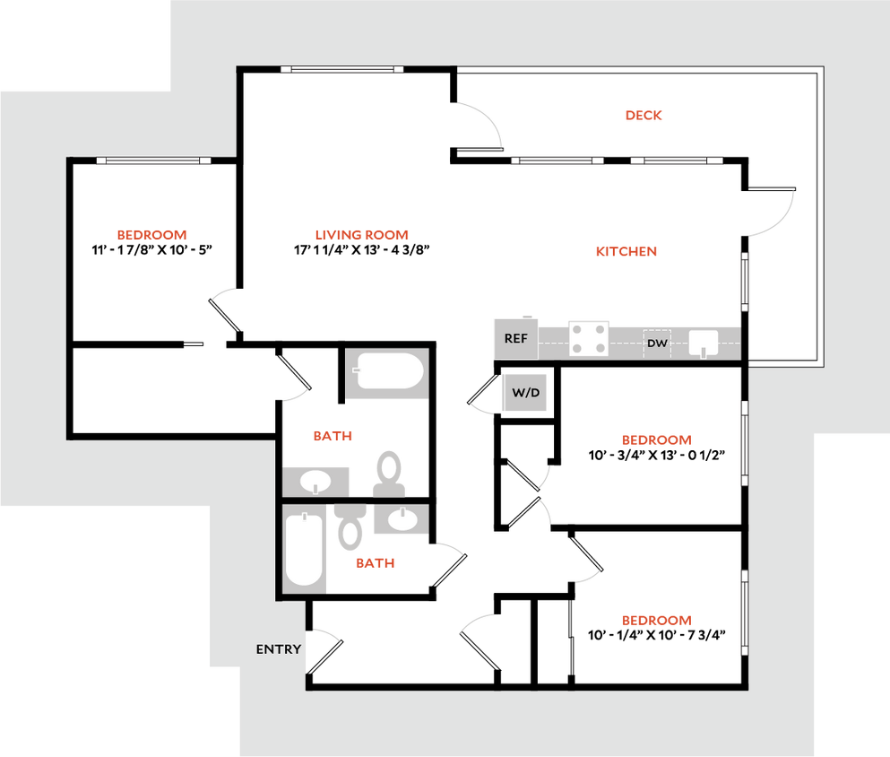 Floor Plan - Plan 3F