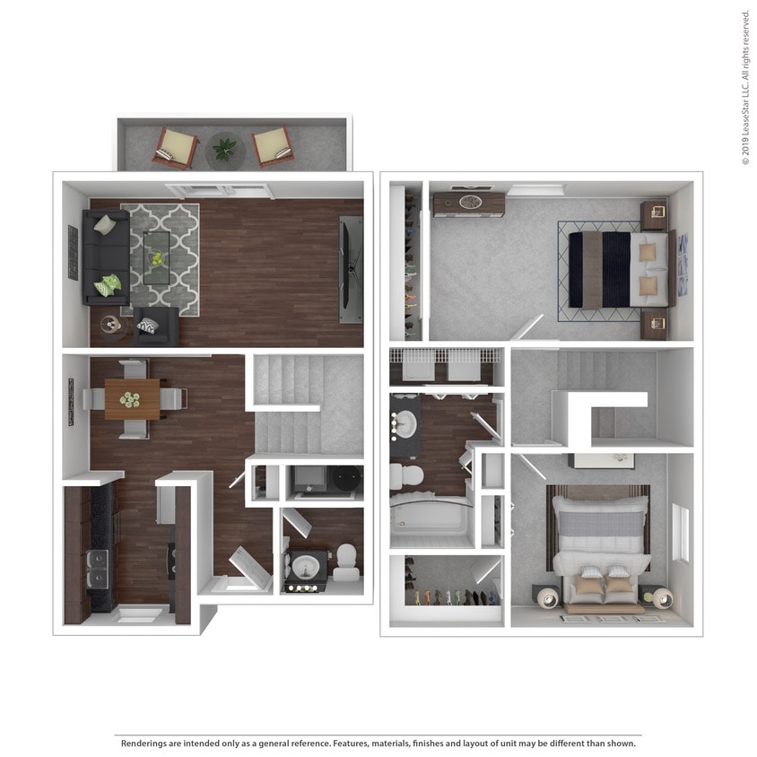 The Locomotive: Beds - 2: Baths - 1.5: SqFt Range - 1200 to 1200 - The Locomotive