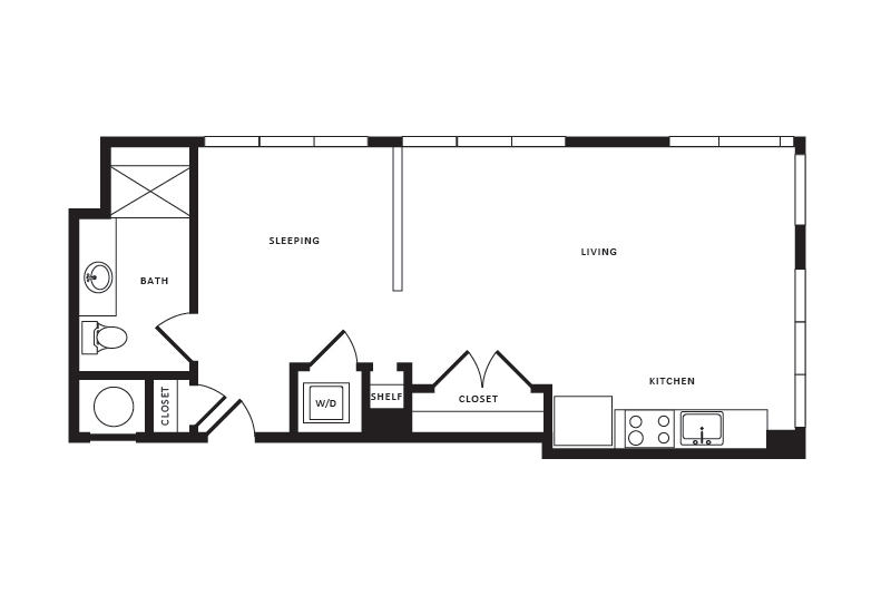 Floor Plan - Studio-S04 Modern
