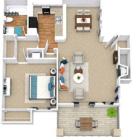 Floor Plan - Broadmoor - RENOVATED
