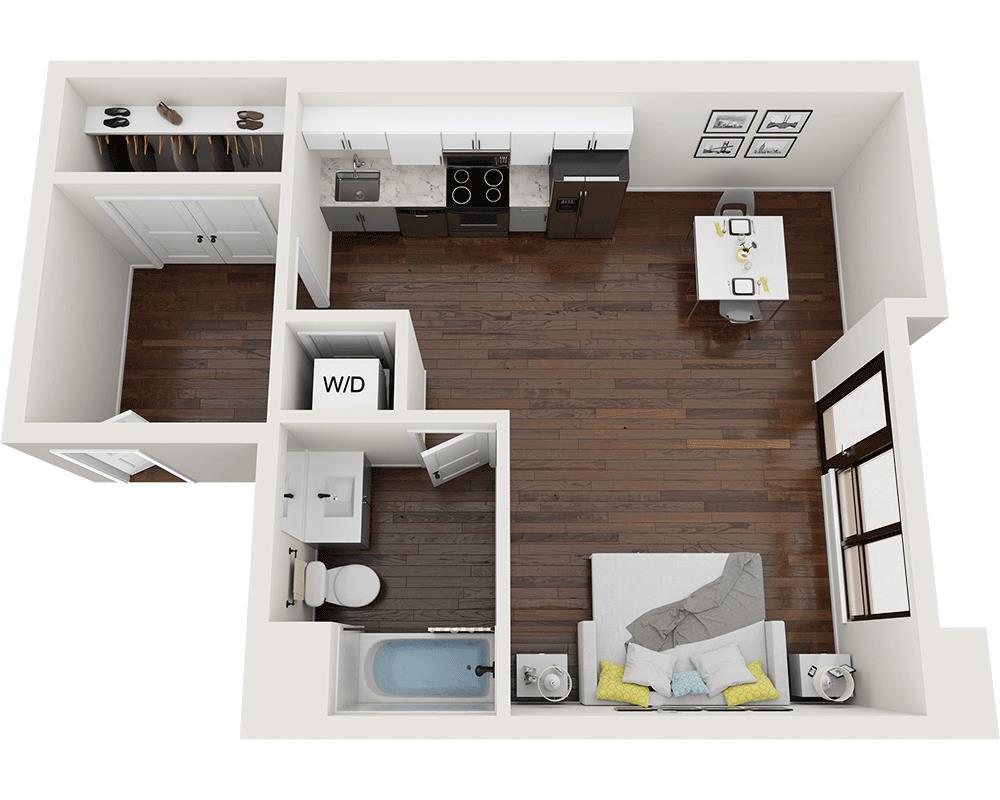 Floor Plan - Studio E1F22