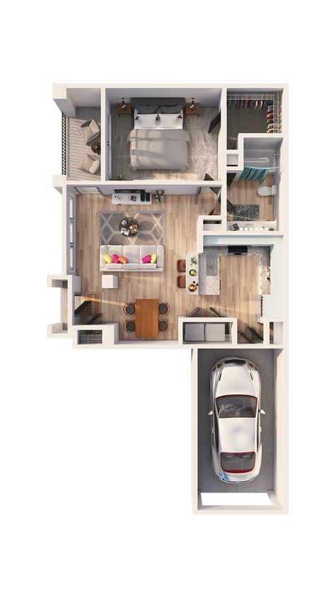 Stonebriar Pines - A1D Floor Plan - A1D