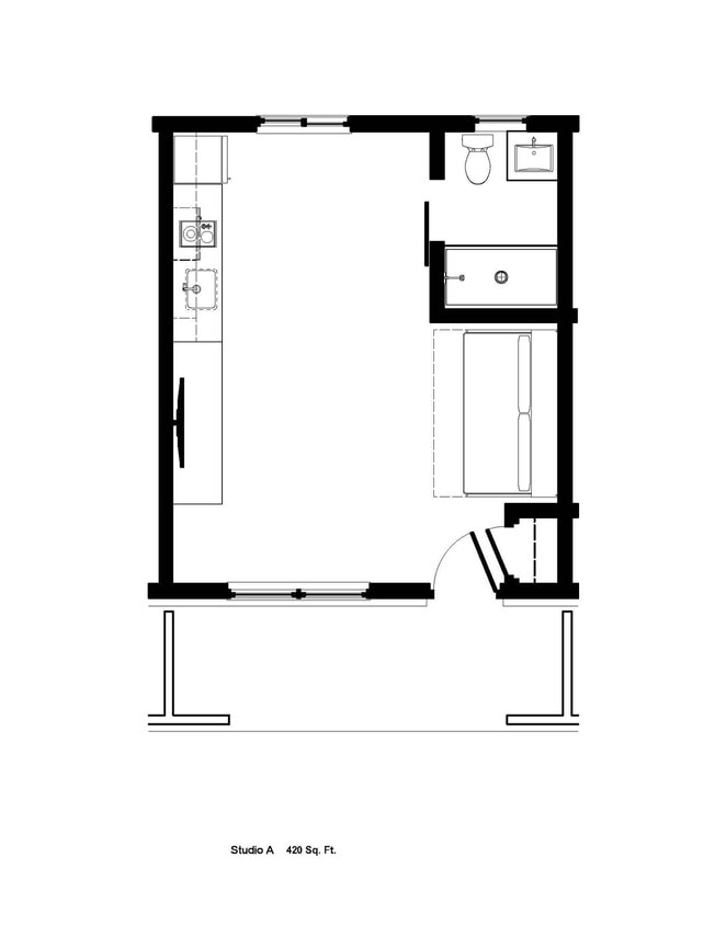 Floor Plan - Studio A