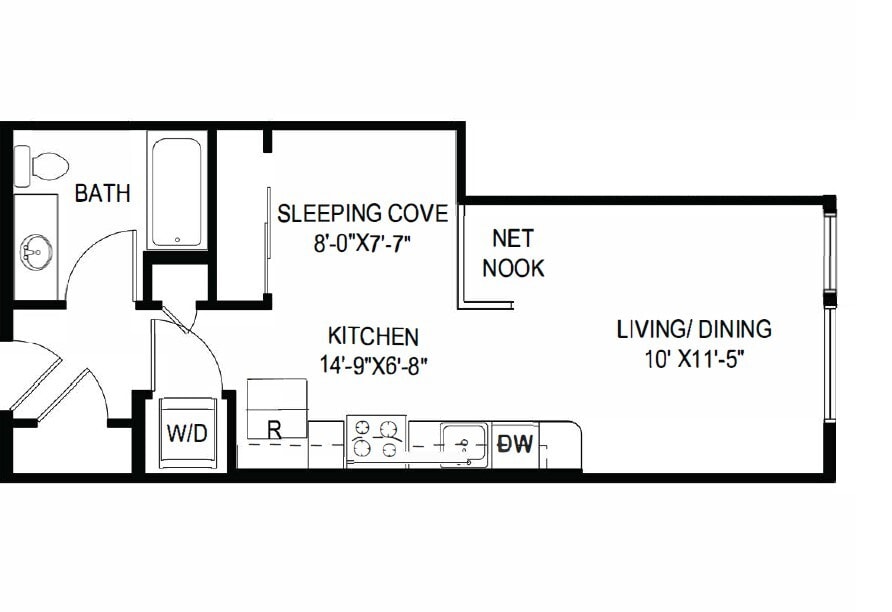 Floor Plan - S2 - Without Balcony