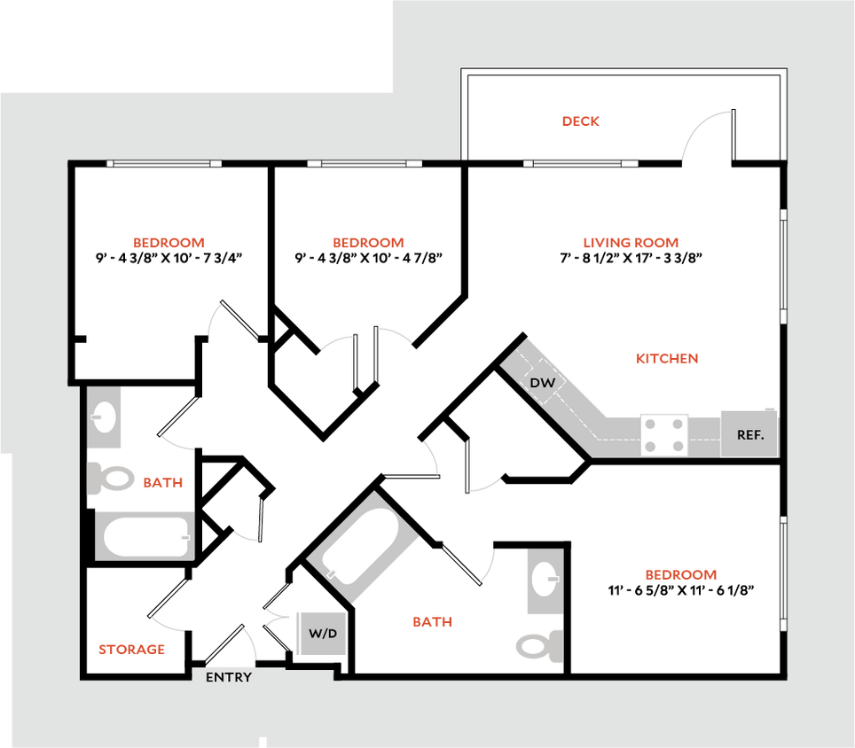 Floor Plan - Plan 3B