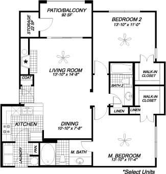 Floor Plan - B2 Quartz