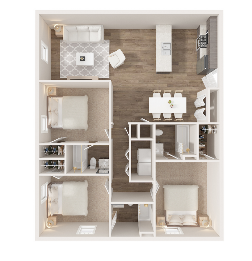 Floor Plan - **Application for 3 Bedroom Queue**