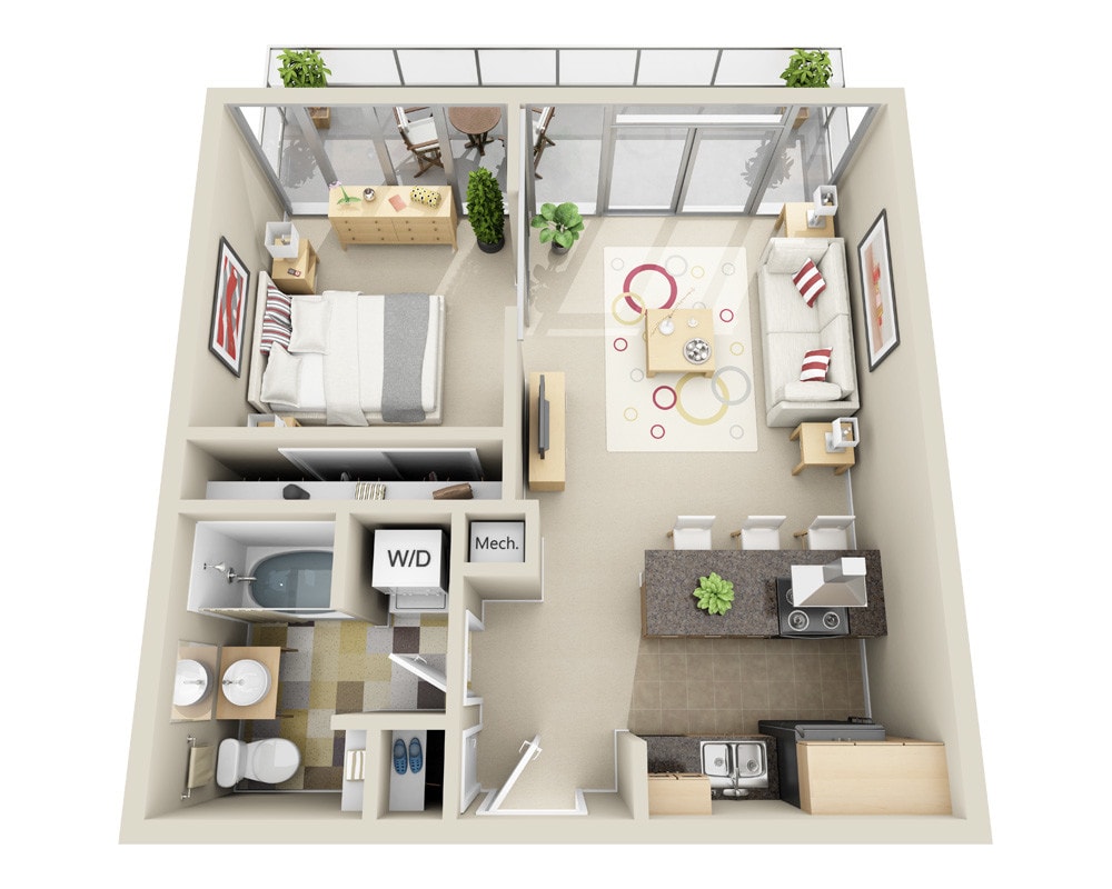 Floor Plan - Midrise A1G