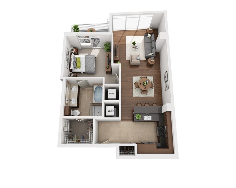 Floor Plan - Plan D (A1D)