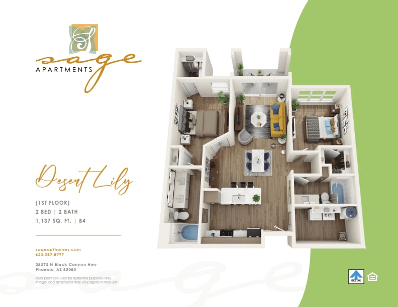 Floor Plan - Phase 2: Desert Lily