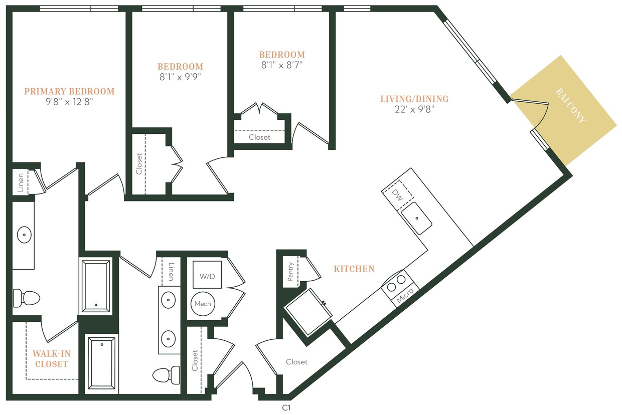 Floor Plan - C2B