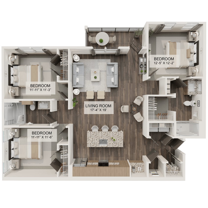 Floor Plan - The Anastasia (C2)
