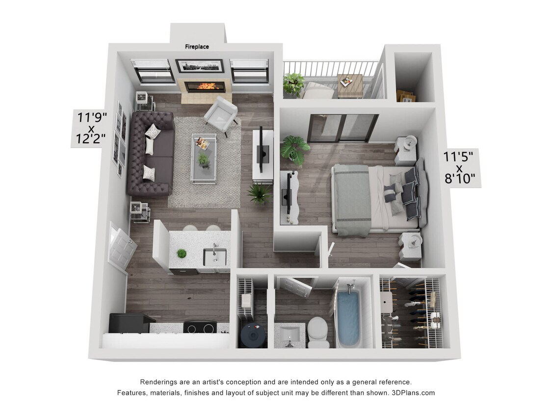 Floor Plan - Iris Renovated