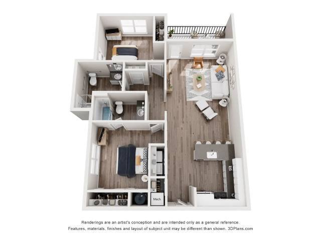 Floor Plan - Peak (2x2)