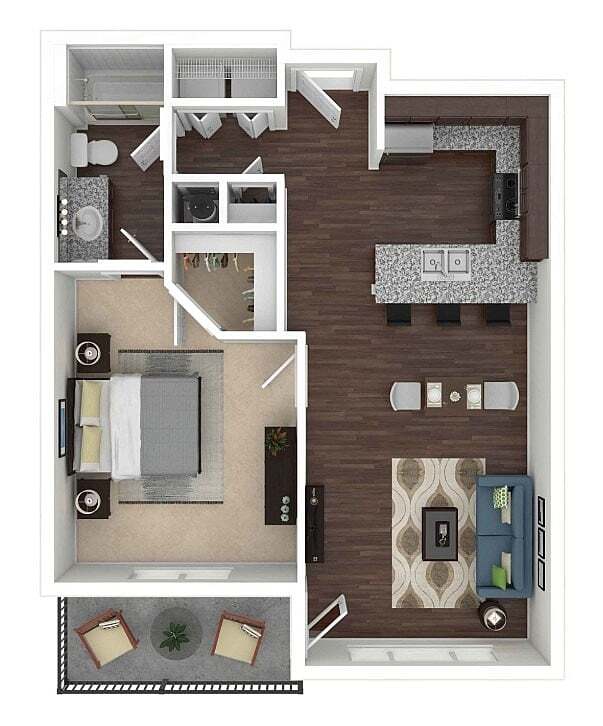 A2 3D Floorplan - A2