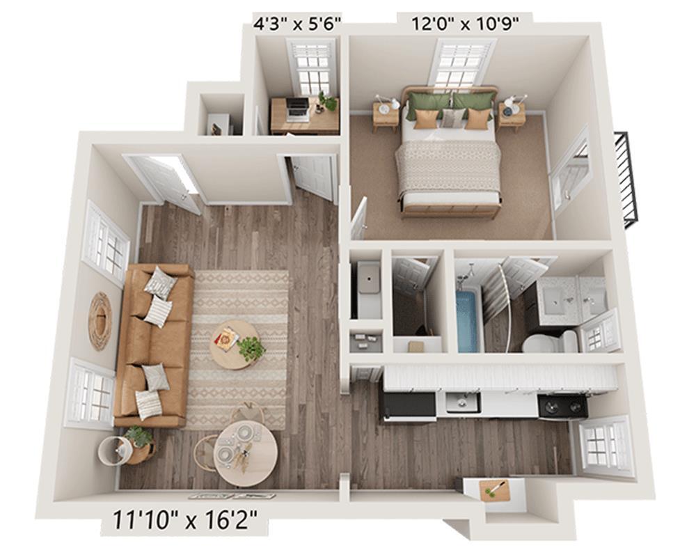 Floor Plan - Plan A1GD