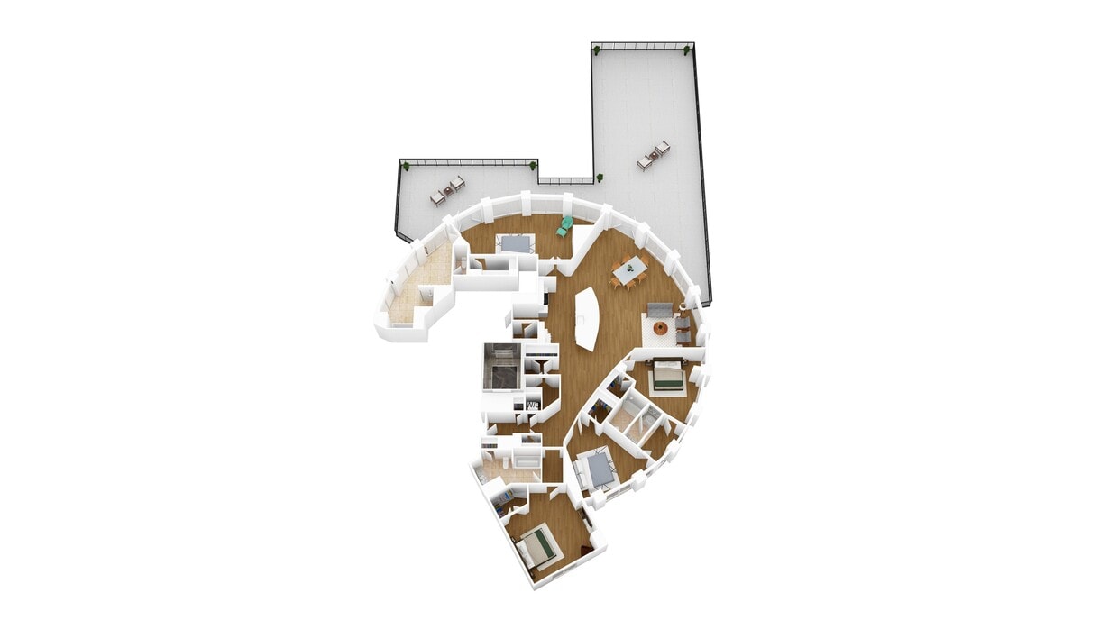 Floor Plan - D3B - Penthouse